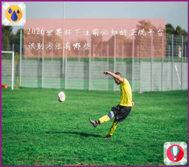 2026世界杯下注前必知的正规平台识别方法有哪些