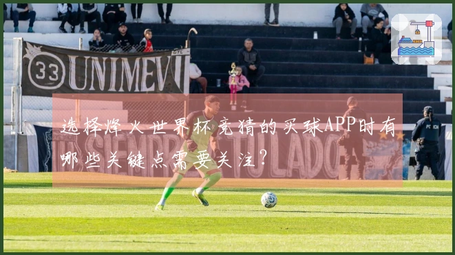 选择烽火世界杯竞猜的买球APP时有哪些关键点需要关注?